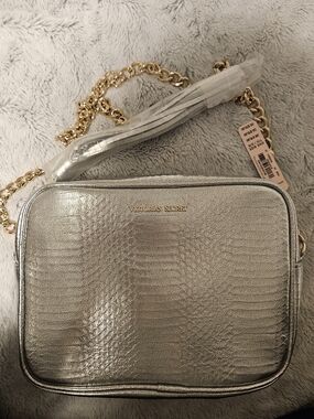 Victoria's Secret Silver Crossbody Bag